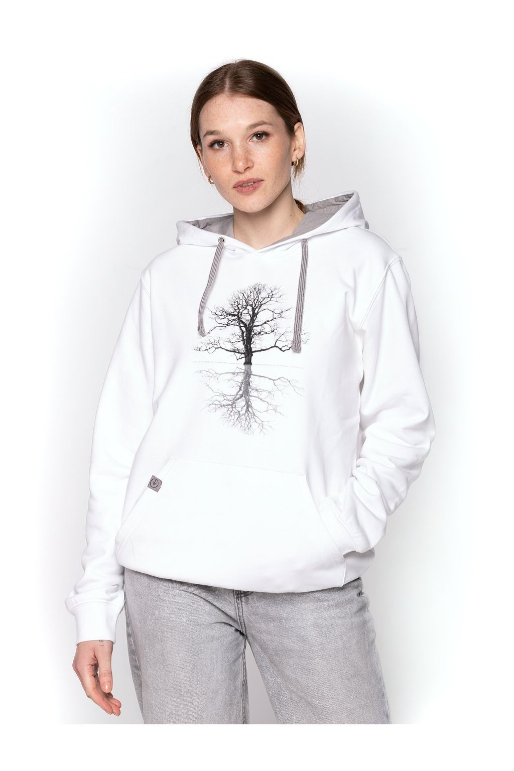 Mikina s kapucí a klokaní kapsou UNDERWORLD Tree (Velikost M, Kód produktu U4518CO)