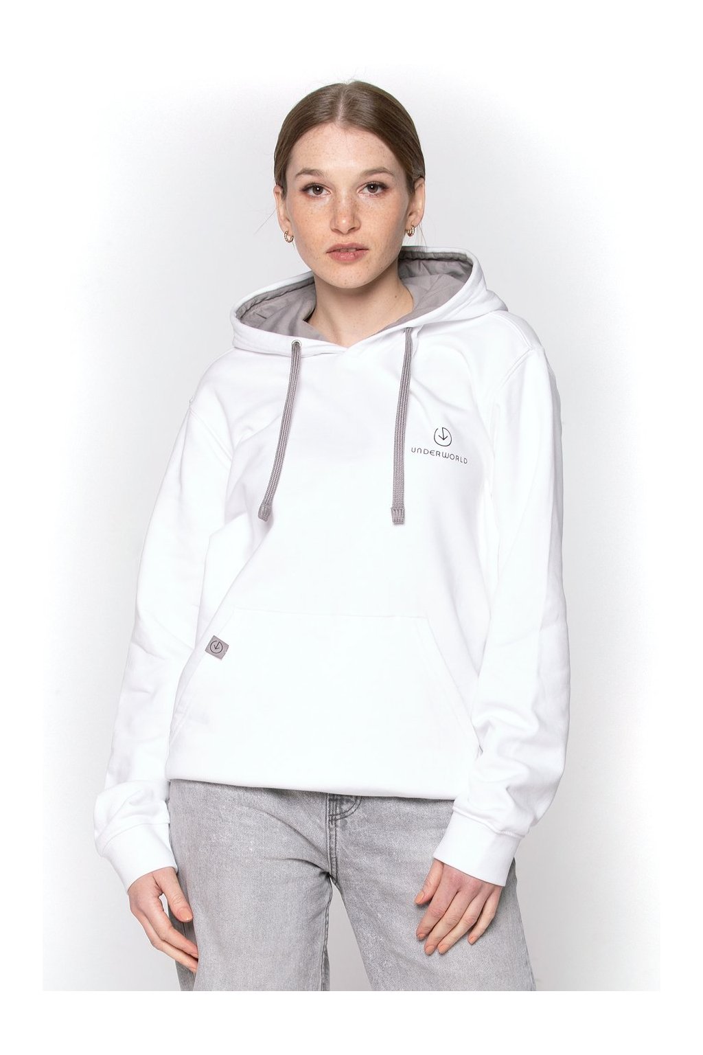Mikina s kapucí a klokaní kapsou UNDERWORLD Basic (Velikost M, Kód produktu U4534CO)
