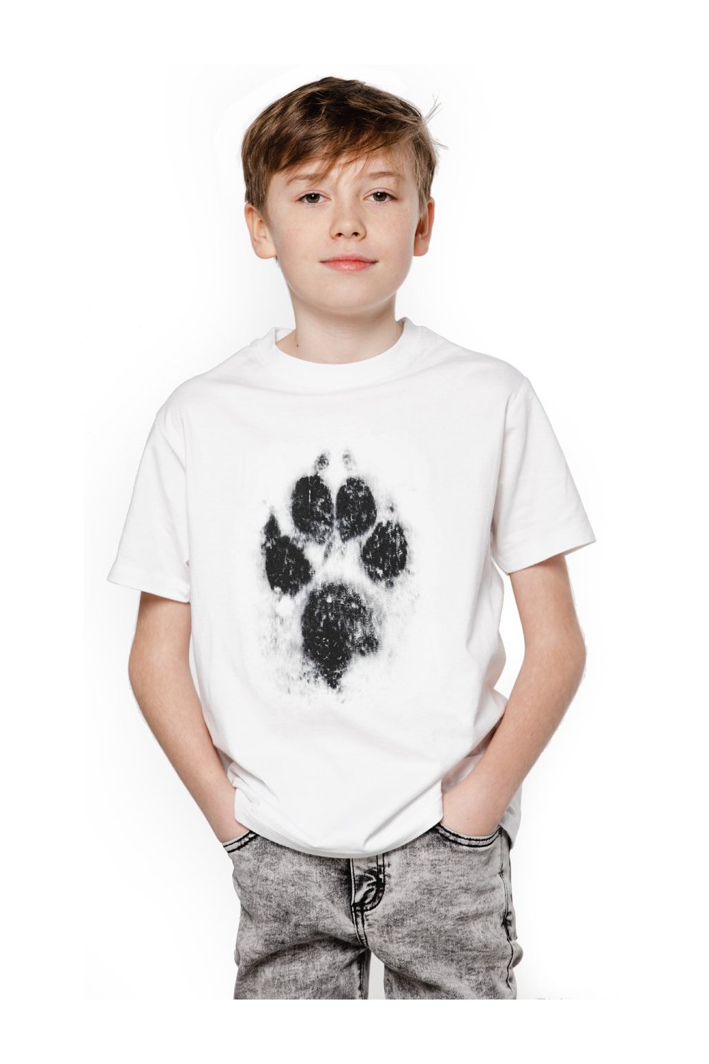 Dětské tričko UNDERWORLD Animal foot (Velikost 4Y, Kód produktu D6016CO)