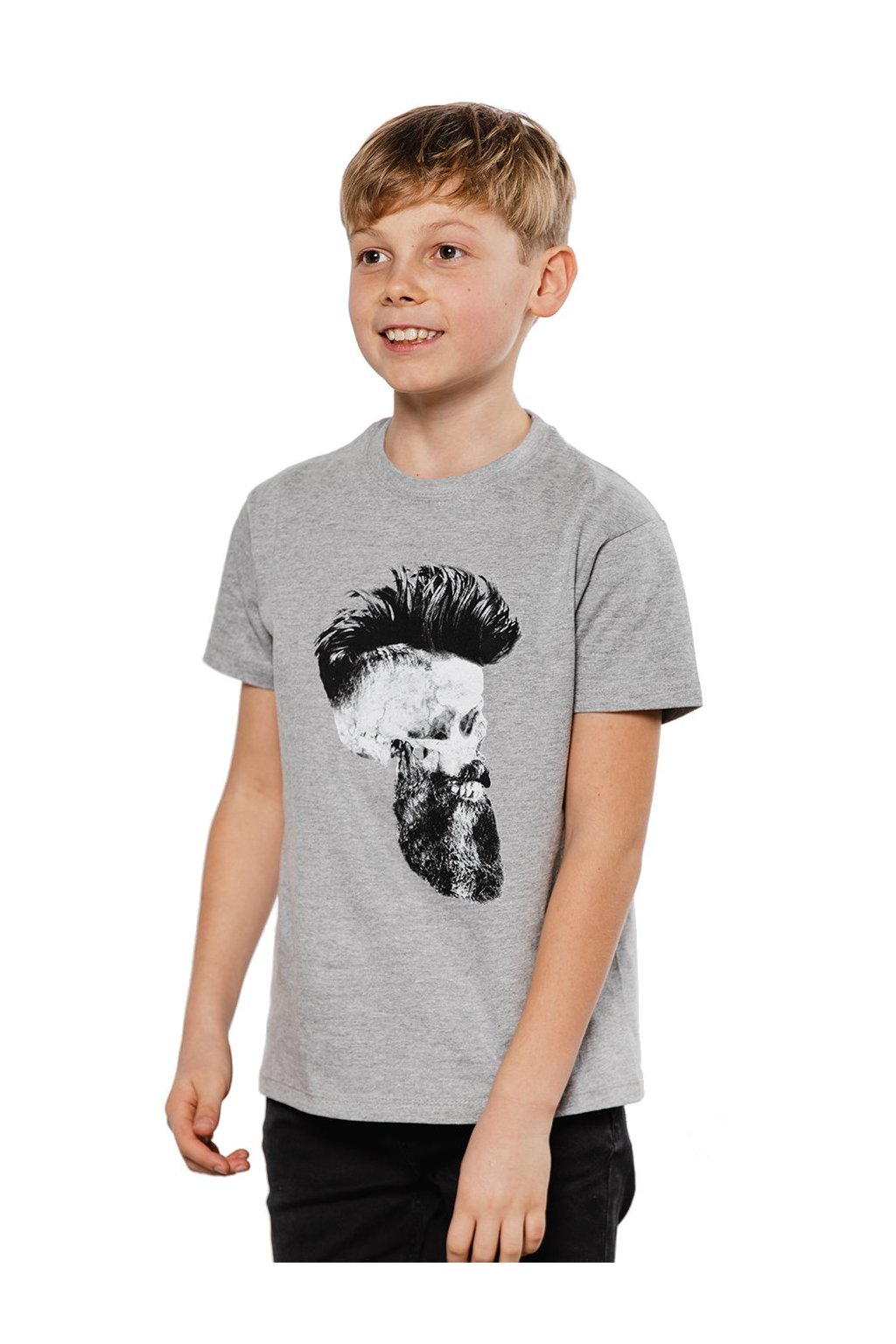 Dětské tričko UNDERWORLD Skull with beard (Velikost 4Y, Kód produktu D6061CP)