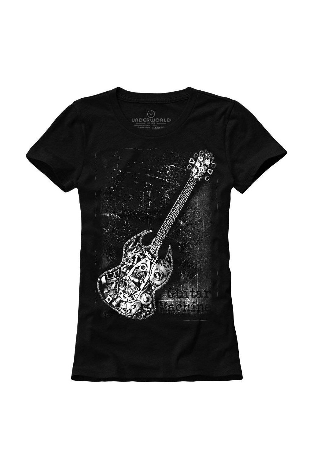 Dámské tričko UNDERWORLD Guitar machine (Velikost S, Kód produktu U6575A2)