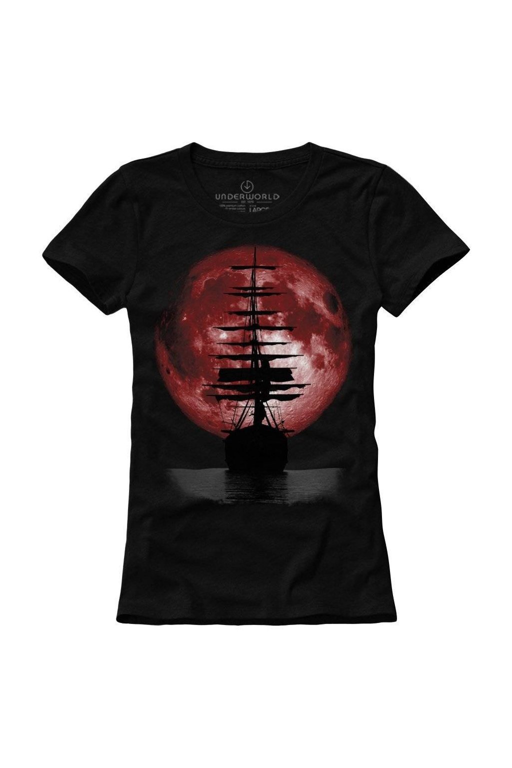 Dámské tričko UNDERWORLD Ship red (Velikost S, Kód produktu U6571B2)