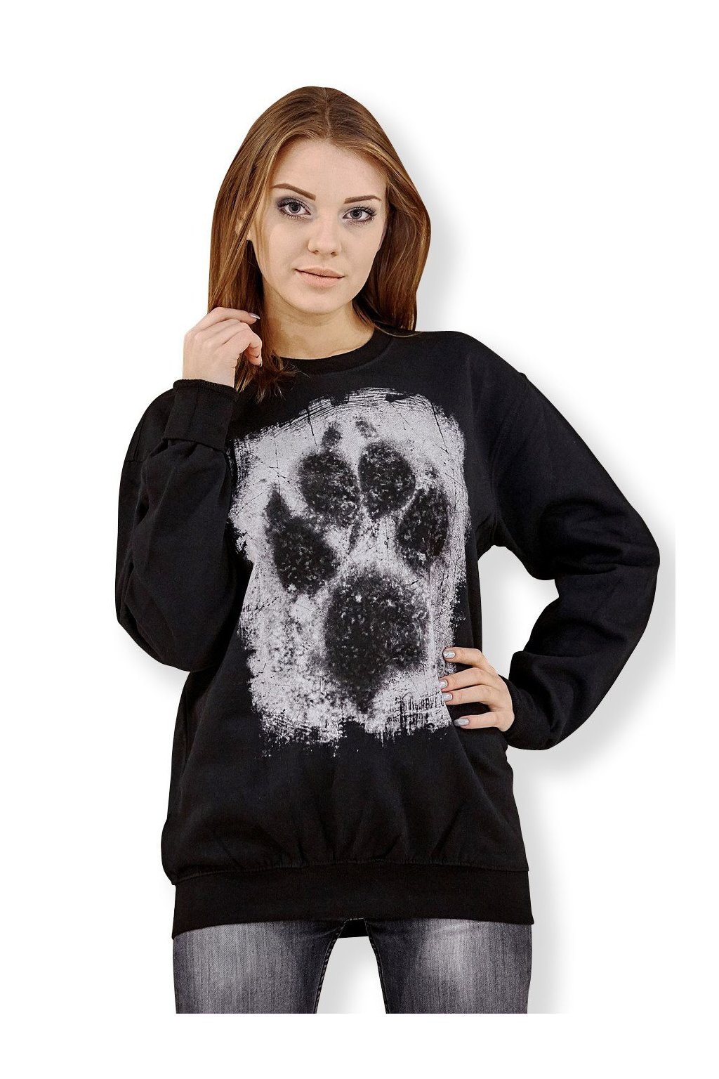 Mikina značky UNDERWORLD unisex Animal footprint (Velikost S, Kód produktu U4516A2)
