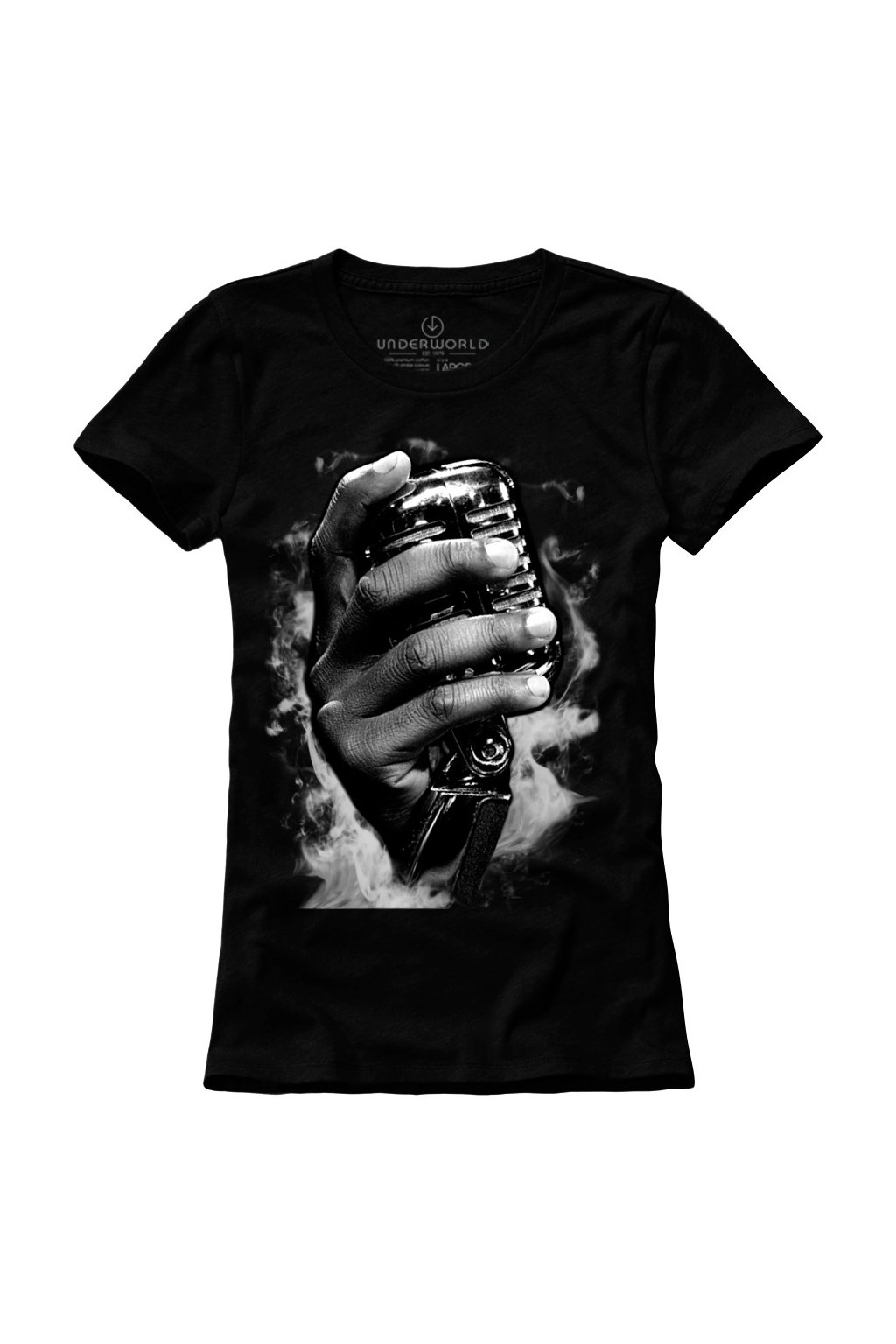 Dámské tričko UNDERWORLD Microphone (Velikost S, Kód produktu U6578A2)