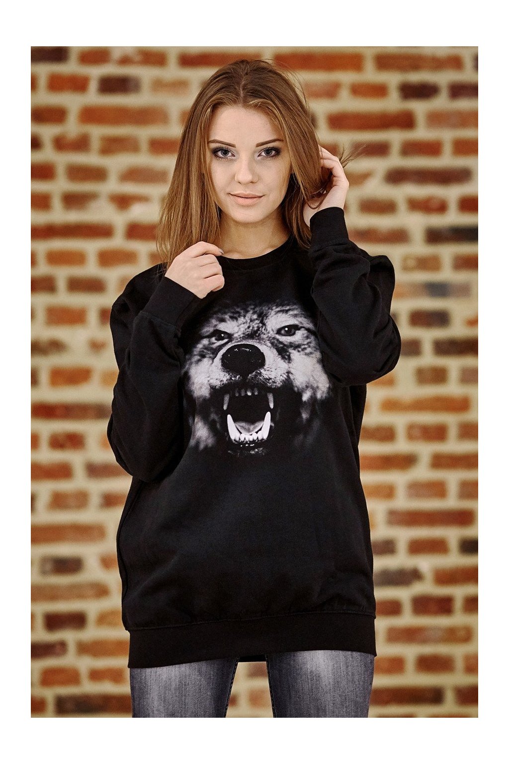 Mikina značky UNDERWORLD unisex Wolf (Velikost S, Kód produktu U4532A2)