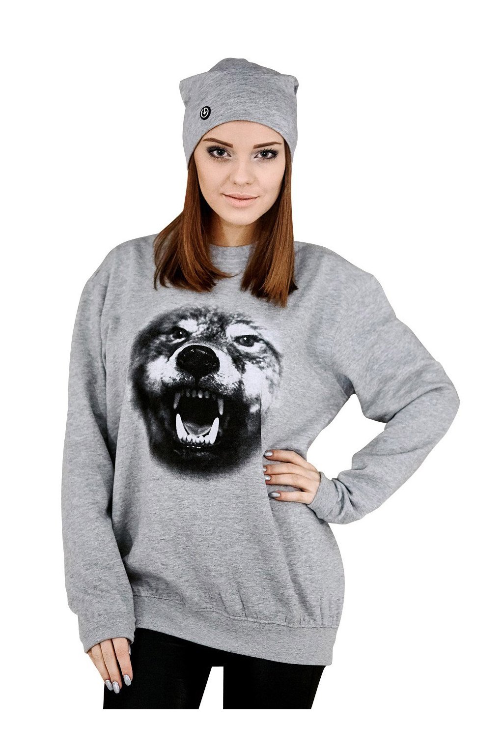 Mikina značky UNDERWORLD unisex Wolf (Velikost S, Kód produktu U4532AP)