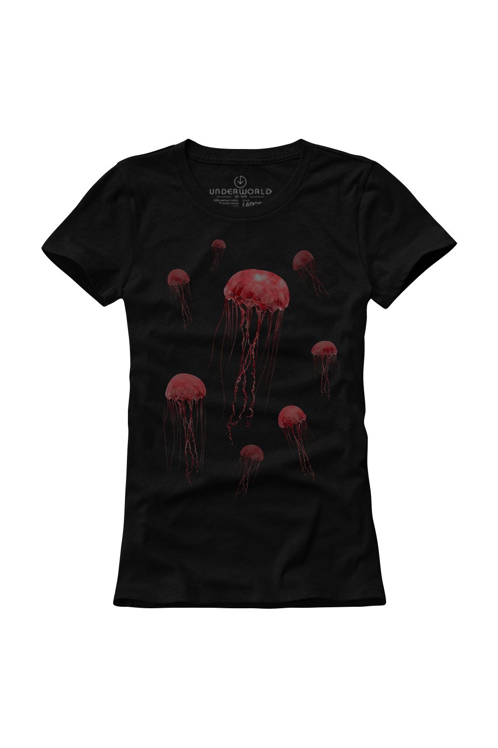 Dámské tričko UNDERWORLD Jellyfish (Velikost S, Kód produktu U6590A2)