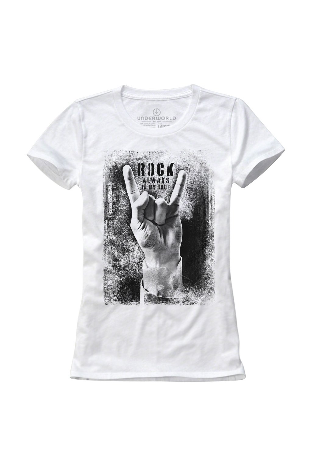 Dámské tričko UNDERWORLD Rock always in my soul (Velikost S, Kód produktu U6593AO)