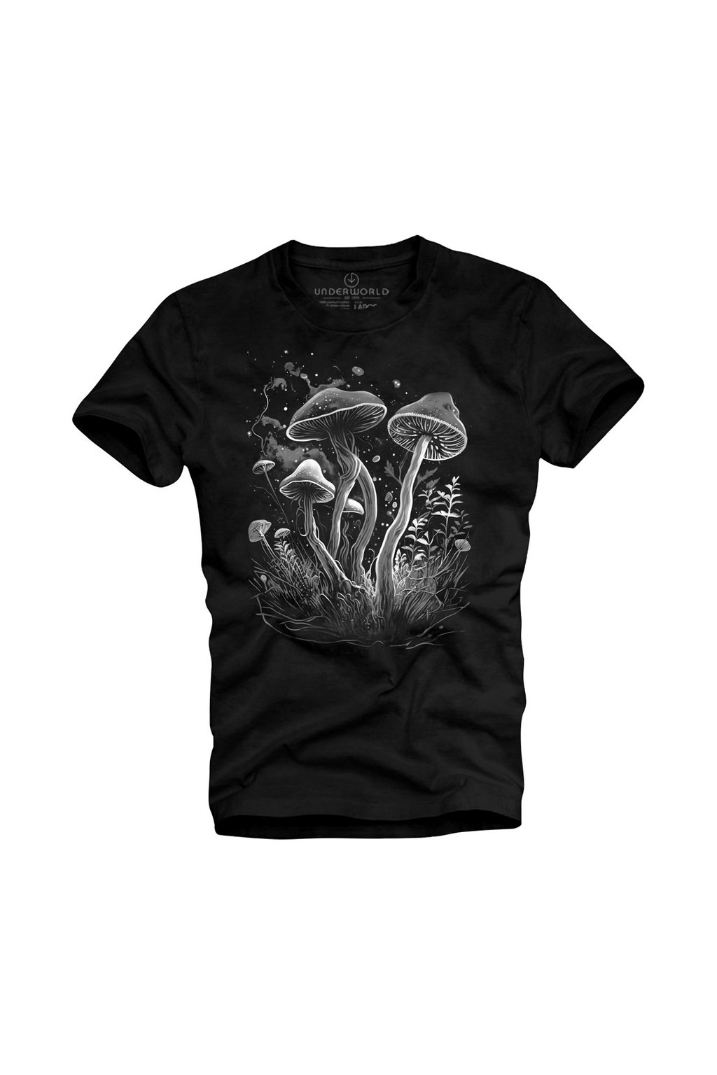 Pánské tričko UNDERWORLD Mushrooms (Velikost S, Kód produktu U6099A2)