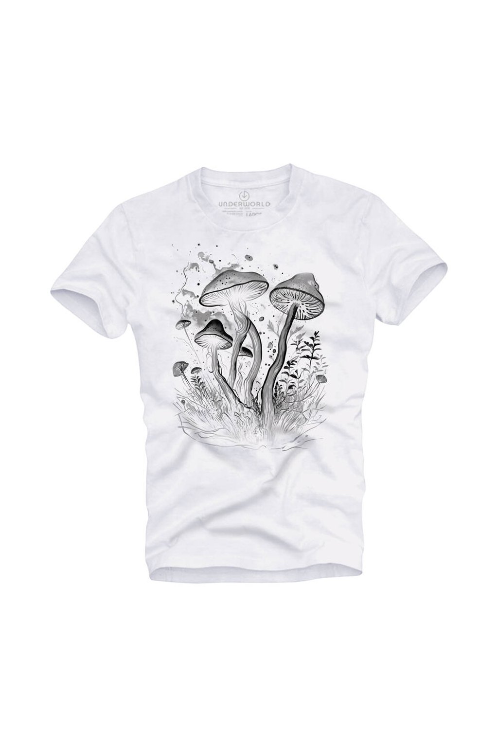 Pánské tričko UNDERWORLD Mushrooms (Velikost S, Kód produktu U6099AO)
