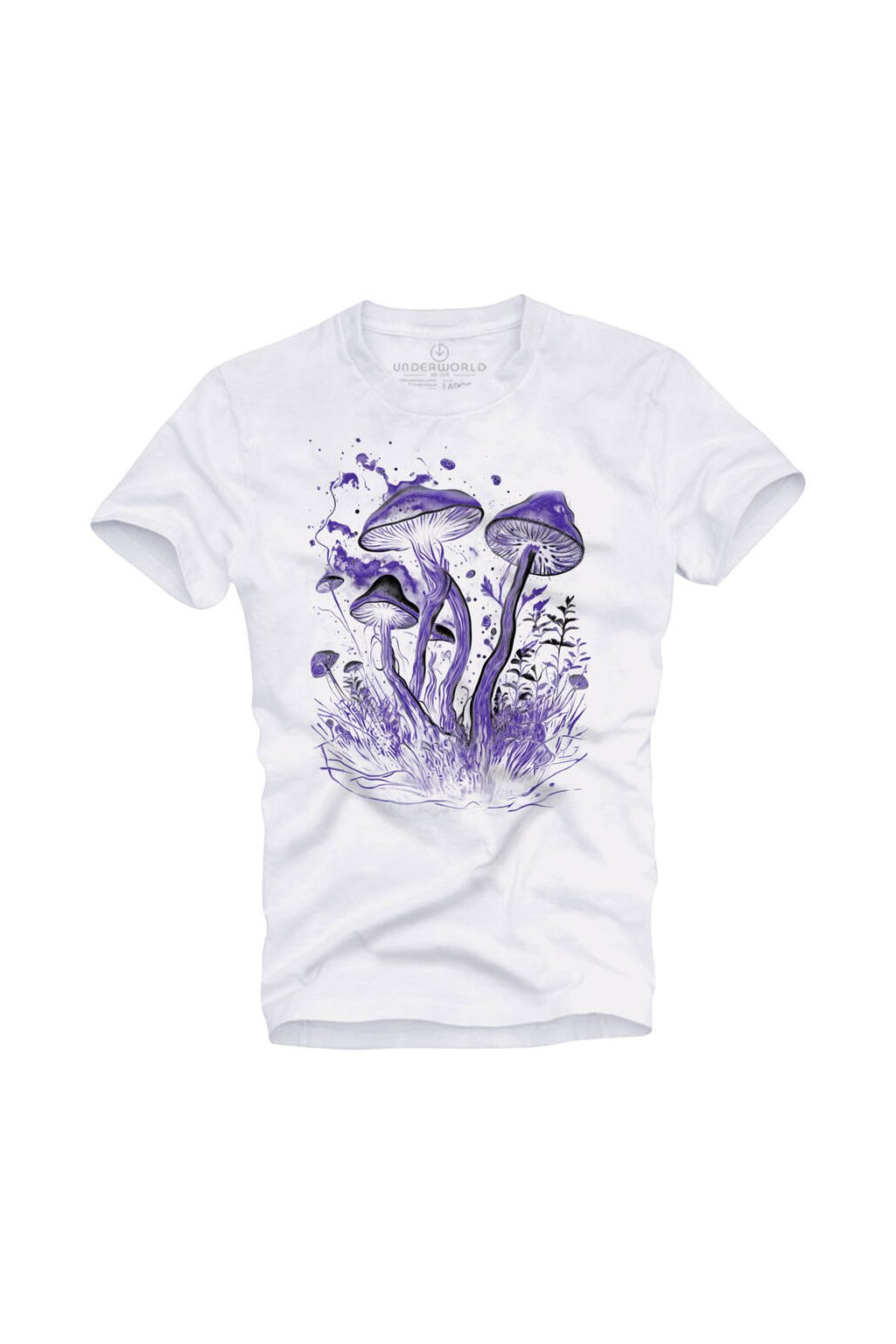 Pánské tričko UNDERWORLD Mushrooms (Velikost S, Kód produktu U6099BO)