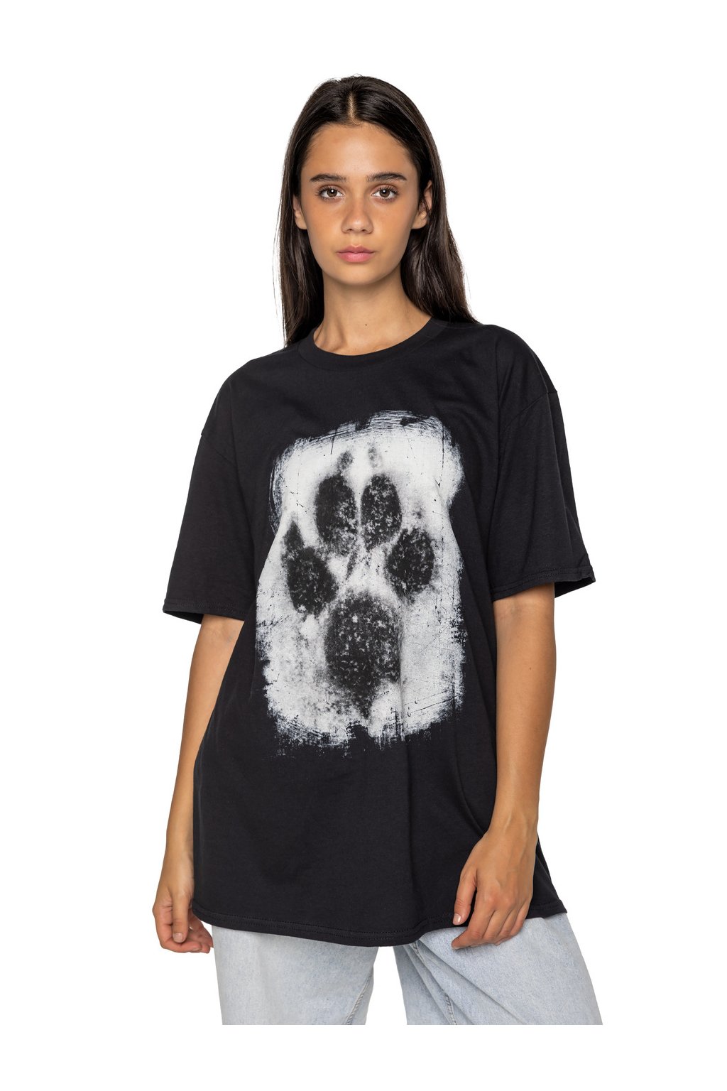 Tričko loose fit UNDERWORLD Animal Footprint (Velikost S, Kód produktu Z6016B2)