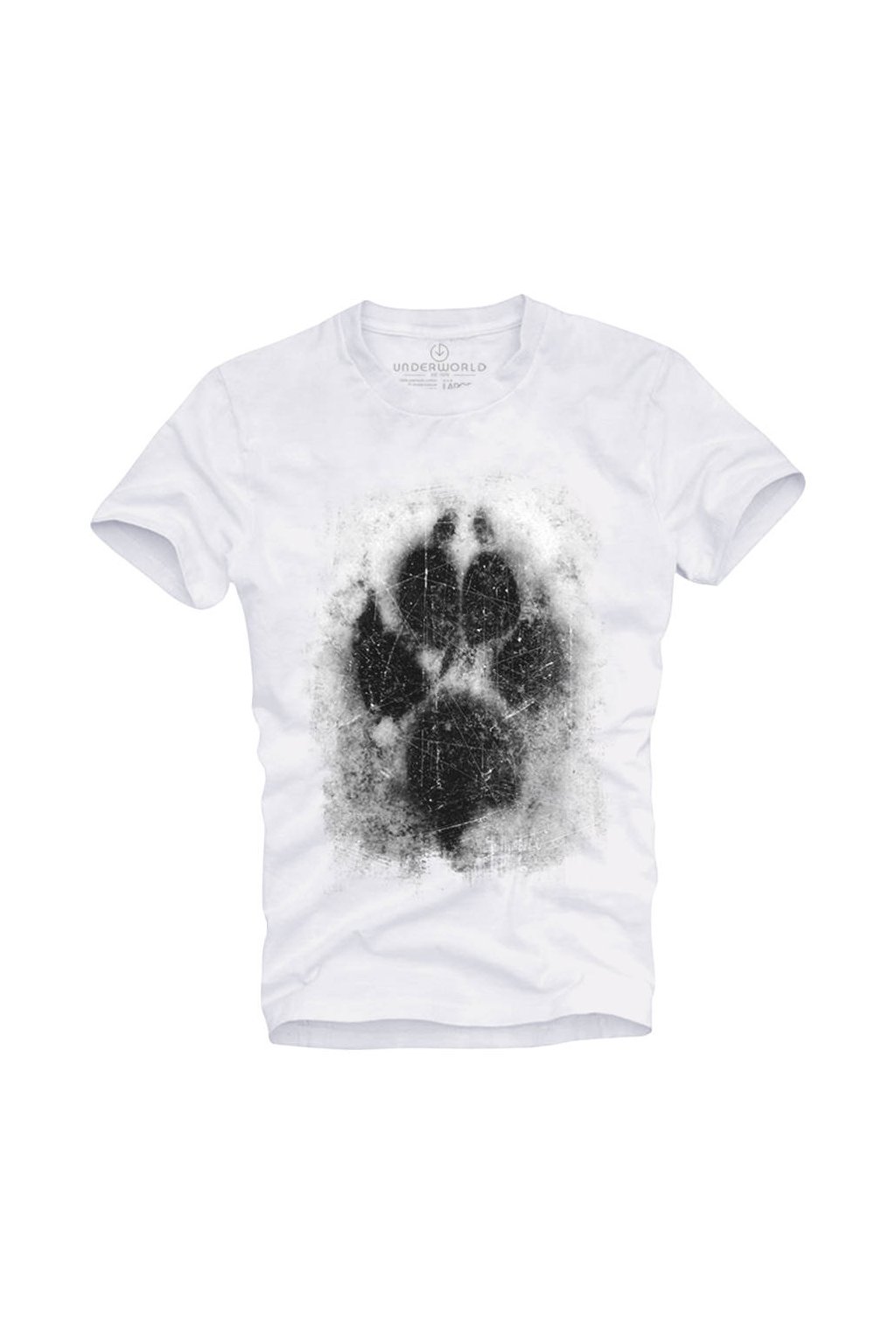 Pánské tričko UNDERWORLD Animal footprint (Velikost S, Kód produktu U6016BO)