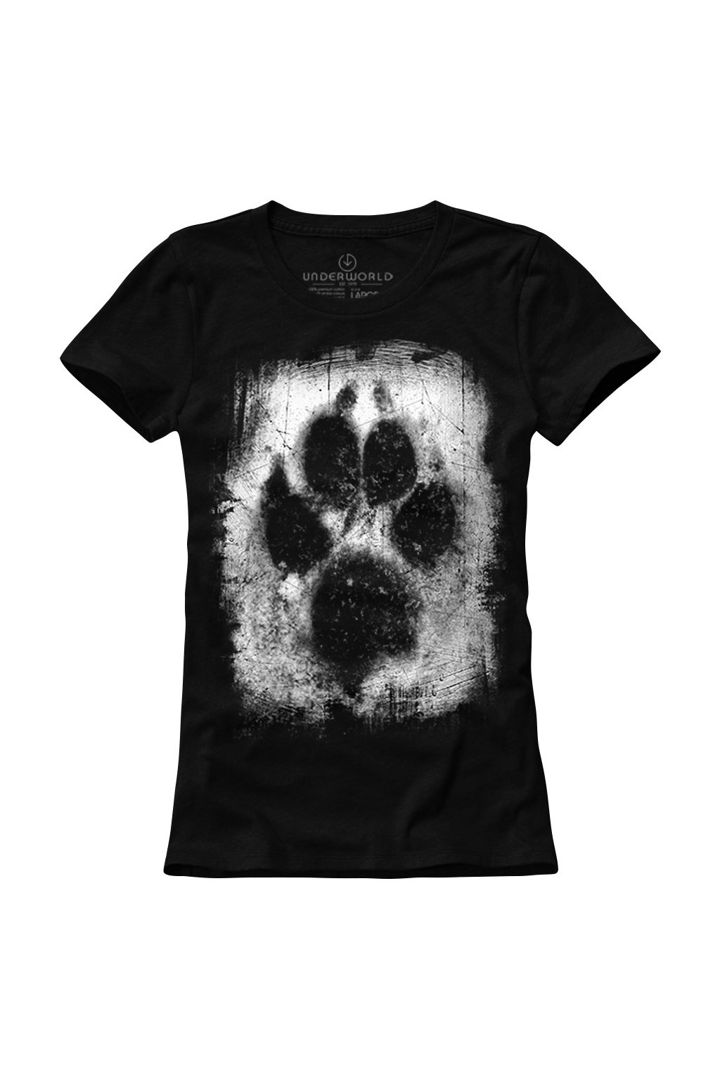 Dámské tričko UNDERWORLD Animal footprint (Velikost S, Kód produktu U6516A2)