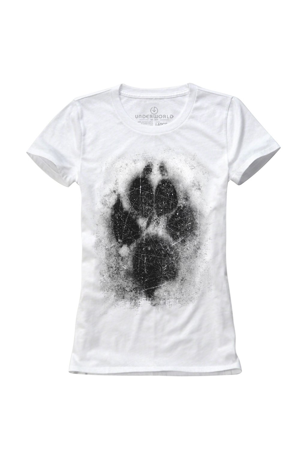 Dámské tričko UNDERWORLD Animal footprint (Velikost S, Kód produktu U6516AO)