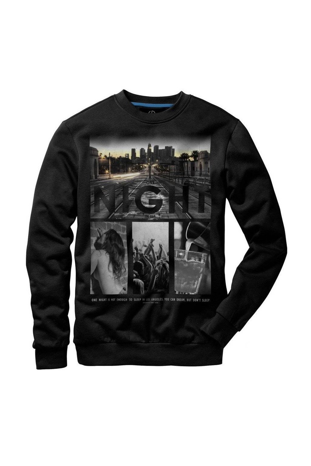 Mikina značky UNDERWORLD unisex One night in LA (Velikost S, Kód produktu U4004A2)