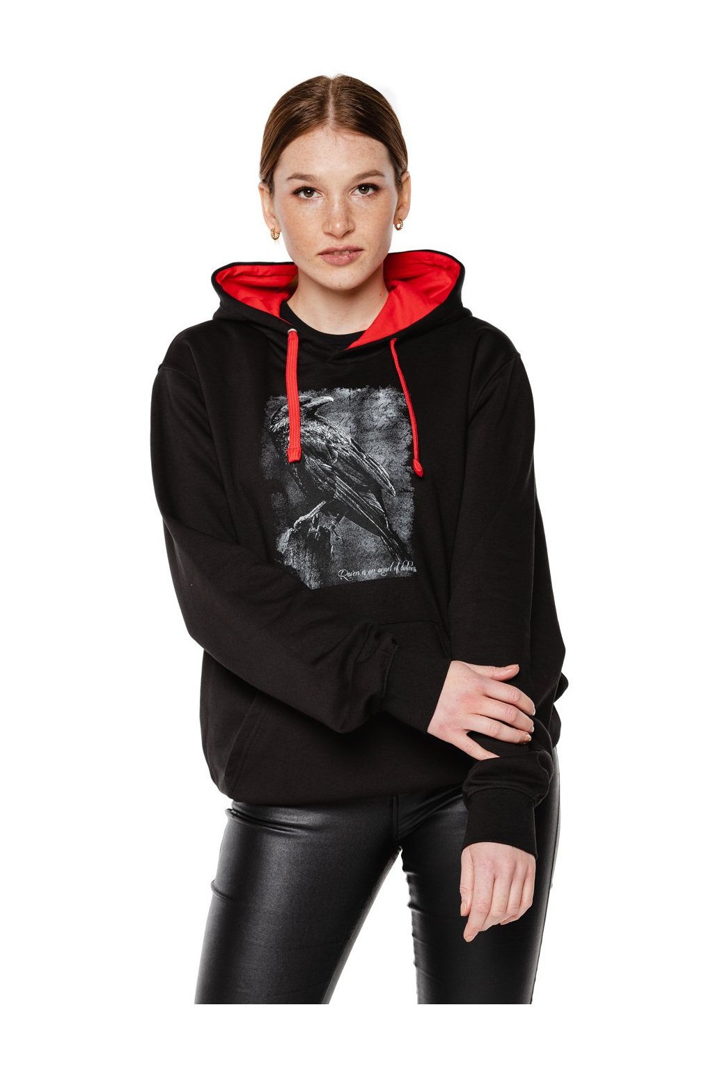 Mikina klokanka s kapucí UNDERWORLD Raven (Velikost M, Kód produktu U4557C2)