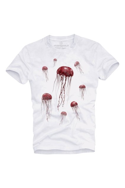 Pánské tričko UNDERWORLD Jellyfish (Velikost S, Kód produktu U6090AO)