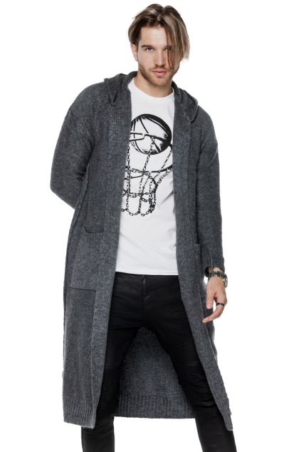 Kardigan UNDERWORLD s kapucí černá (Velikost ONE SIZE, Kód produktu U8106AC)