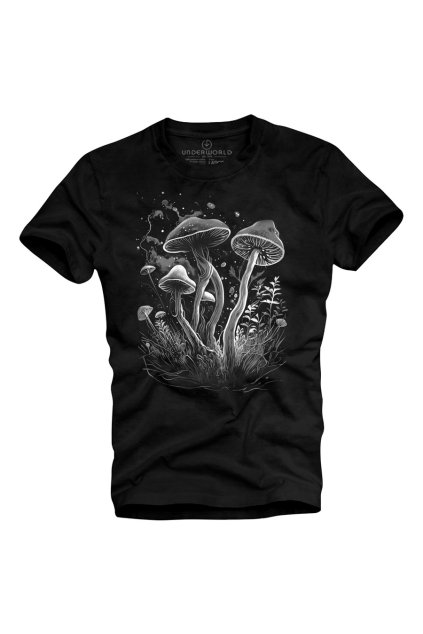 Pánské tričko UNDERWORLD Mushrooms (Velikost S, Kód produktu U6099A2)