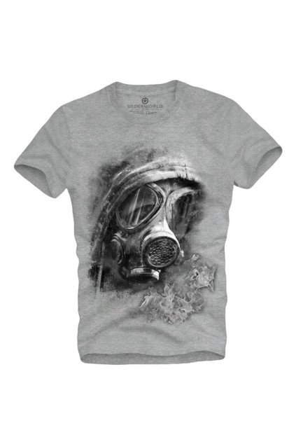 Pánské tričko UNDERWORLD Gas mask (Velikost S, Kód produktu U6020BP)