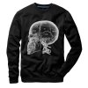 Mikina značky UNDERWORLD unisex X-ray skull (Velikost S, Kód produktu U4051A2)