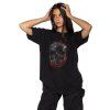 Tričko loose fit UNDERWORLD Skull in fire