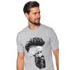Pánské tričko UNDERWORLD Skull with a beard (Velikost S, Kód produktu U6061AP)