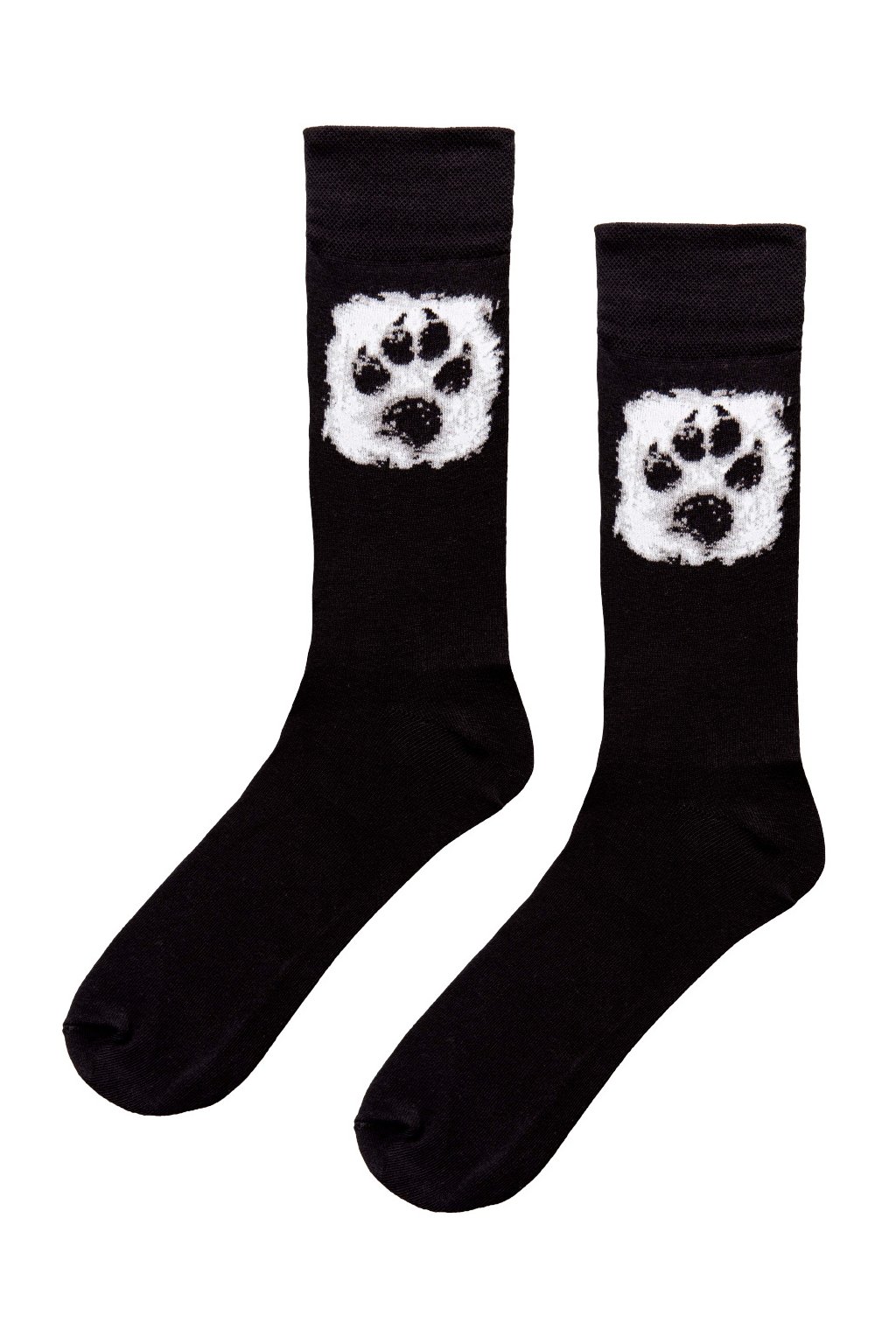 Fekete mintás unisex Underworld Animal Footprint zokni