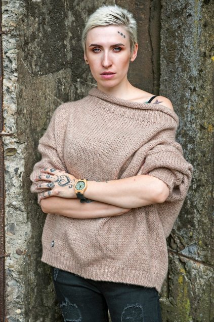 UNDERWORLD rövid, kötött pulóver (Méret ONE SIZE, Termékkód U8501AX)