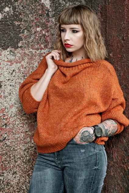 UNDERWORLD rövid, kötött pulóver (Méret ONE SIZE, Termékkód U8501AY)