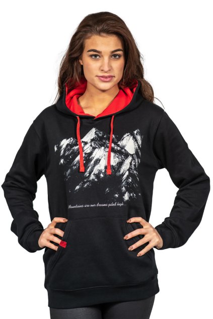 UNDERWORLD Mountains kapucnis pulóver, unisex (Méret M, Termékkód U4574C2)