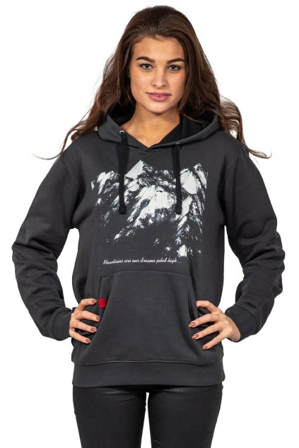 UNDERWORLD Mountains kapucnis pulóver, unisex (Méret M, Termékkód U4574CC)