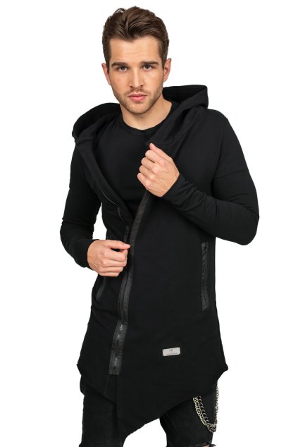 UNDERWORLD Assassin aszimmetrikus fekete pulóver (Méret S, Termékkód U4107A2)