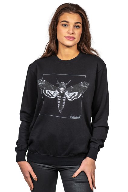UNDERWORLD Night Butterfly unisex pulóver (Méret S, Termékkód U4566A2)