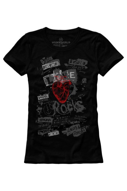 UNDERWORLD Rocks női póló (Méret S, Termékkód U6579A2)