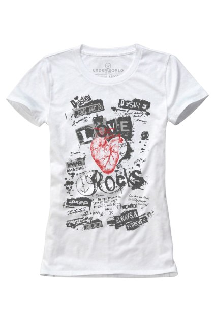 UNDERWORLD Rocks női póló (Méret S, Termékkód U6579AO)