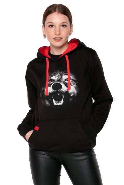 UNDERWORLD Wolf kapucnis pulóver, unisex (Méret M, Termékkód U4532C2)