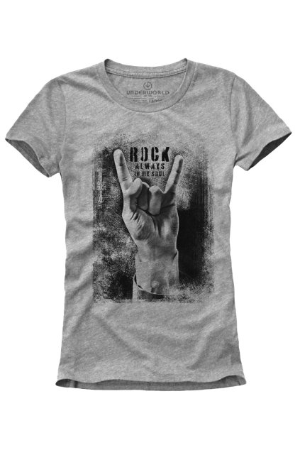 UNDERWORLD Rock always in my soul női póló (Méret S, Termékkód U6593AP)