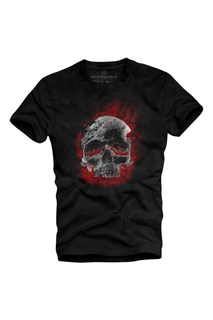 UNDERWORLD Skull in fire férfi póló (Méret S, Termékkód U6094A2)