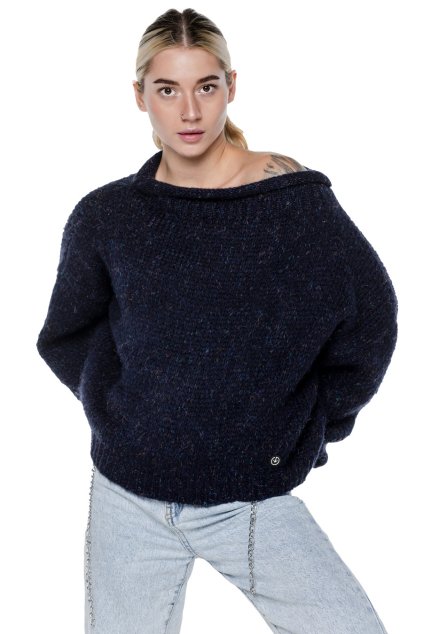 UNDERWORLD rövid, kötött pulóver (Méret ONE SIZE, Termékkód U8501BG)