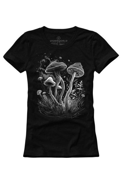 UNDERWORLD Mushrooms in fire női póló (Méret S, Termékkód U6599A2)