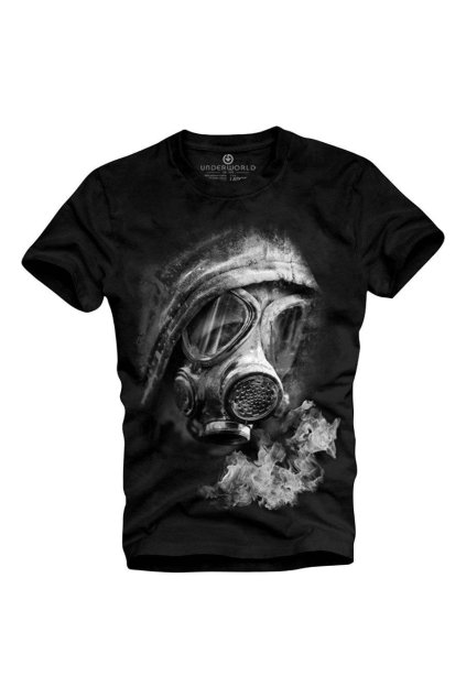 UNDERWORLD Gas mask férfi póló (Méret S, Termékkód U6020B2)