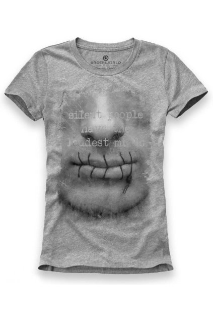 UNDERWORLD Silent people have... női póló (Méret S, Termékkód U6513AP)