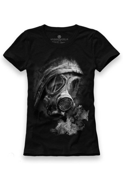 UNDERWORLD Gas mask női póló (Méret S, Termékkód U6520A2)