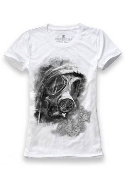 UNDERWORLD Gas mask női póló (Méret S, Termékkód U6520AO)