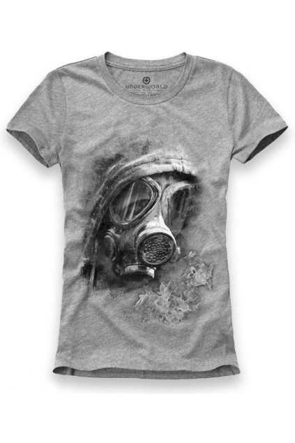 UNDERWORLD Gas mask női póló (Méret S, Termékkód U6520AP)