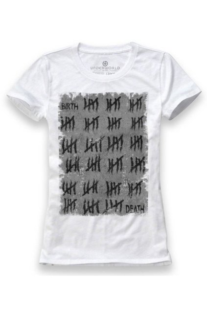 UNDERWORLD From birth to death női póló (Méret S, Termékkód U6548AO)