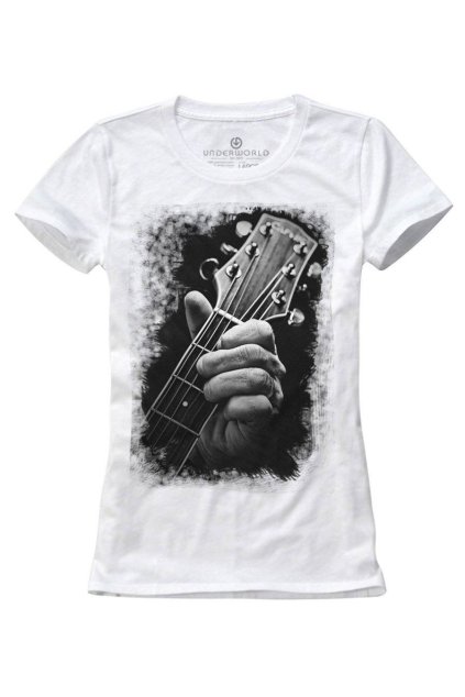 UNDERWORLD Guitar head női póló (Méret S, Termékkód U6553AO)