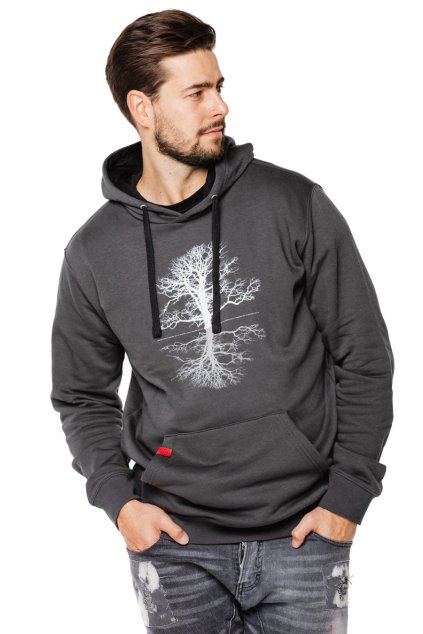 UNDERWORLD Tree kapucnis pulóver, unisex (Méret M, Termékkód U4018CC)